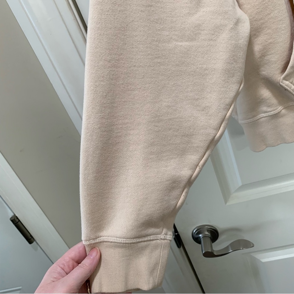 Victoria's Secret Pink Zip Up With Design Tan Hoodie - Picture 3 of 9